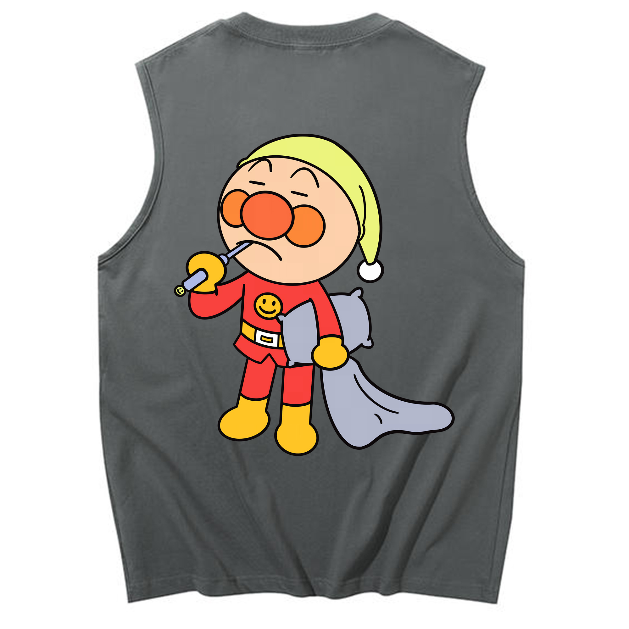 （画像用） アンパンマン Anpanman コットン100％タンクトップ（背面プリント）